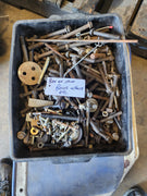 BOX OF BOLTS AND NUTS