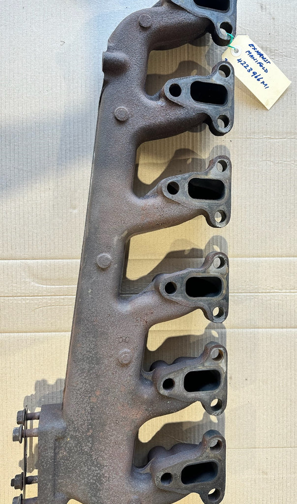 PERKINS 4147K013 EXHAUST MANIFOLD MASSEY 4223966M91 Old Farts Parts perkins-4147k013-exhaust-manifold-massey-4223966m91-old-farts-parts