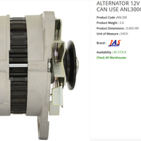 ALTERNATOR 70 AMP