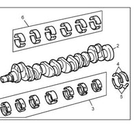 ZZ90086 CRANKSHAFT 6354.4 NATURAL--