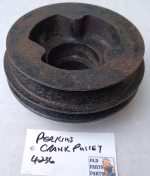 Perkins 4236 crank pulley