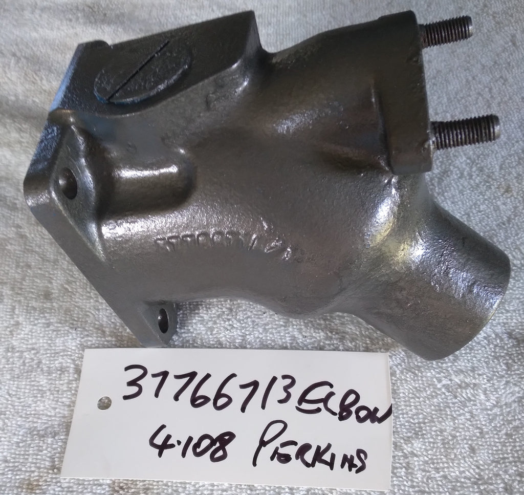 37766713 exhaust riser--4 bolt 4108 perkins | Old Farts Parts