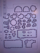 U5LB1224 BOTTOM GASKET SET PERKINS