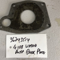 36243514 Perkins 4108 water pump backing plate